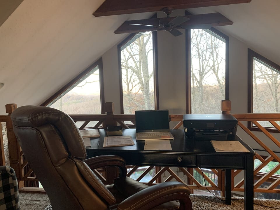 Work/reading area top level