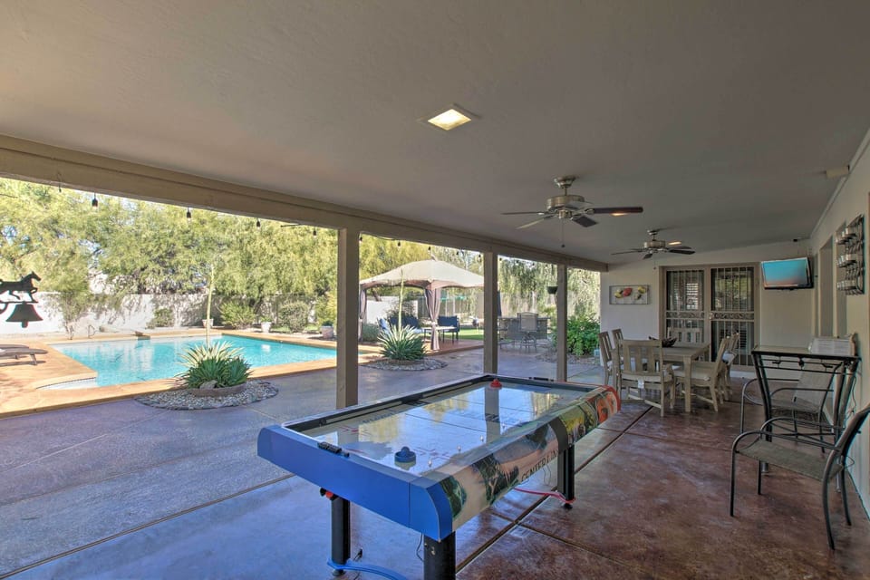 Covered Patio | Air Hockey Table