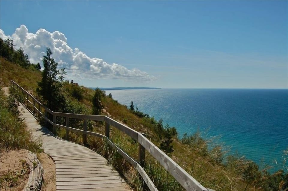 Empire bluffs. Just up the hill from town.