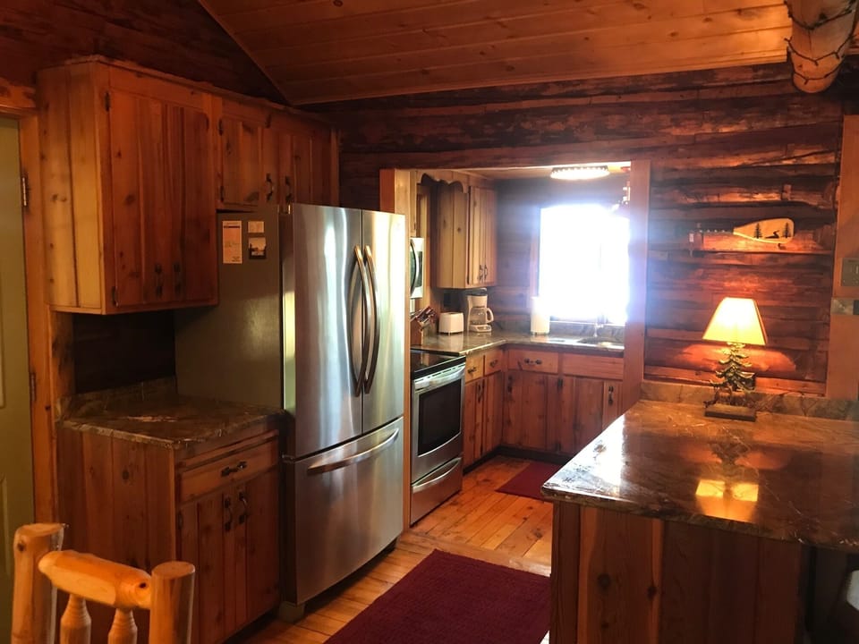 Kitchen with all the modern amenities