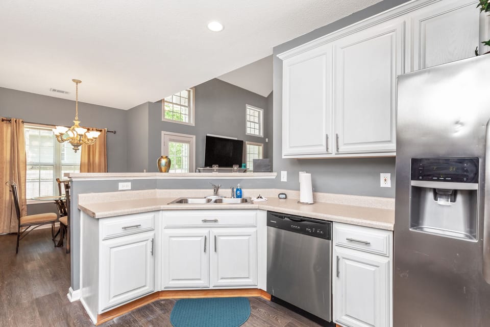 The kitchen! Where you can show of your culinary skills.