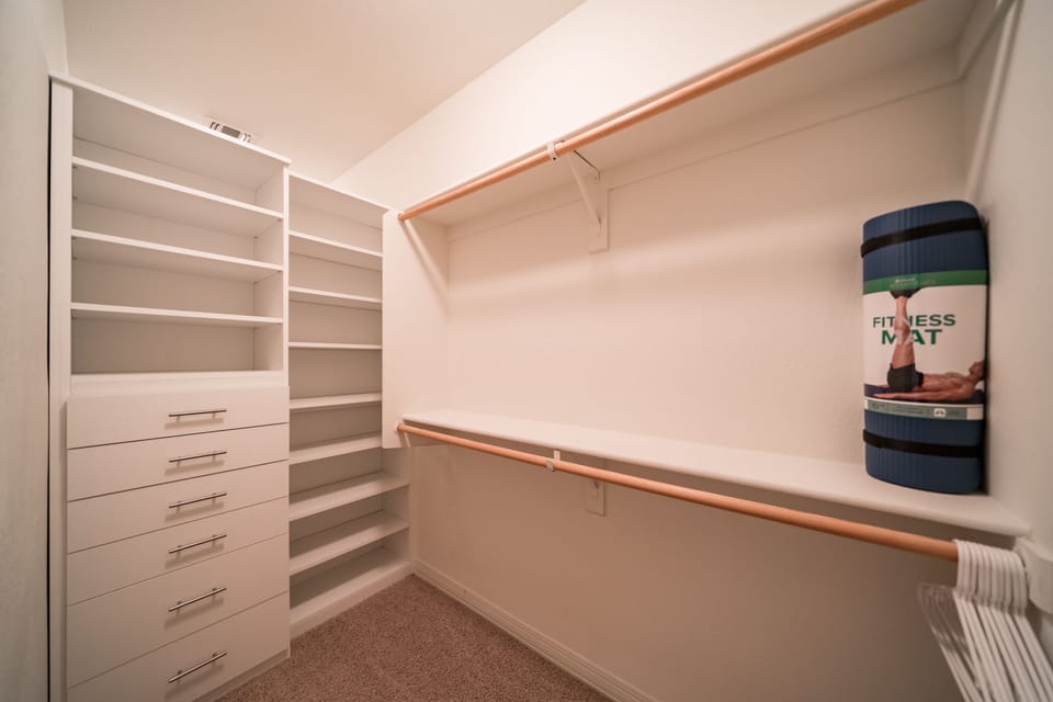 1 of 2 Walk In Closets in Master (Main) 