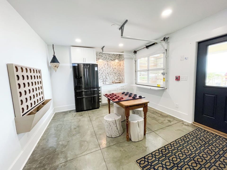 1st Floor Living Area and Kitchenette