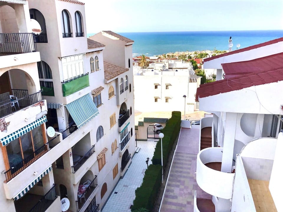 View from the balcony. Overlooking side of the Urbanizacion. 