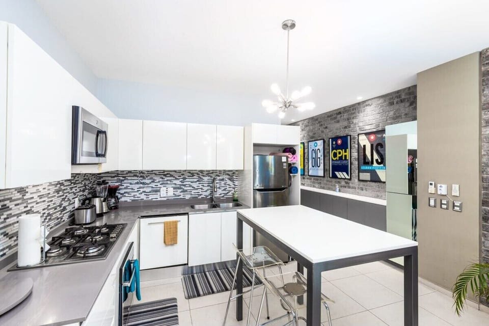 Open concept kitchen