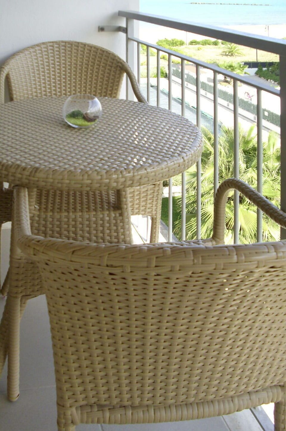 Wicker, Furniture, Chair, Outdoor Table, Table, Outdoor Furniture, Room, Plant