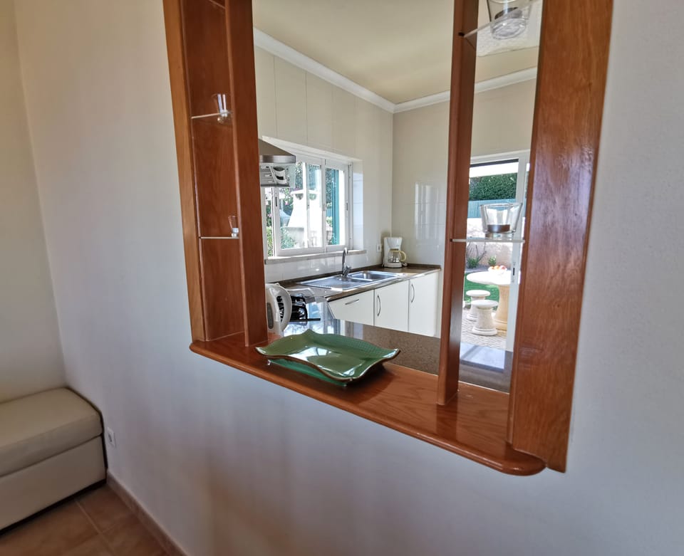 Kitchen viewed from the dining area