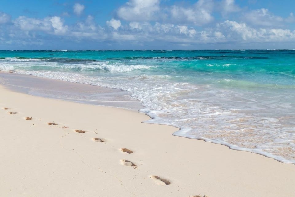 Foot prints in the sand ☀️