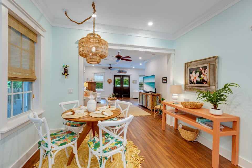 Indoor dining area