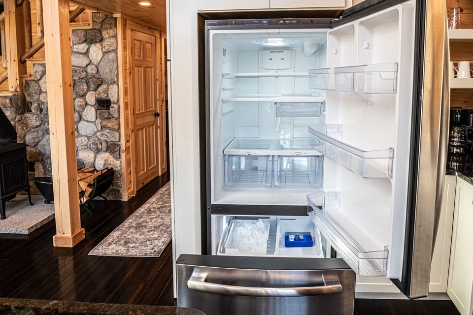 Stainless Fridge & Ice Maker