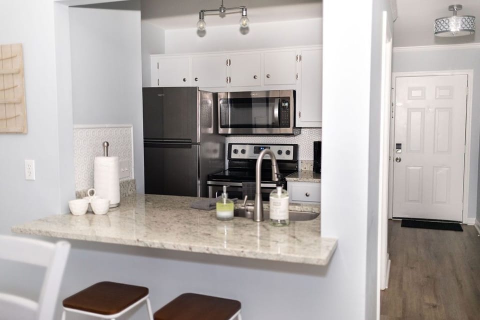 Open Concept Kitchen with Bar