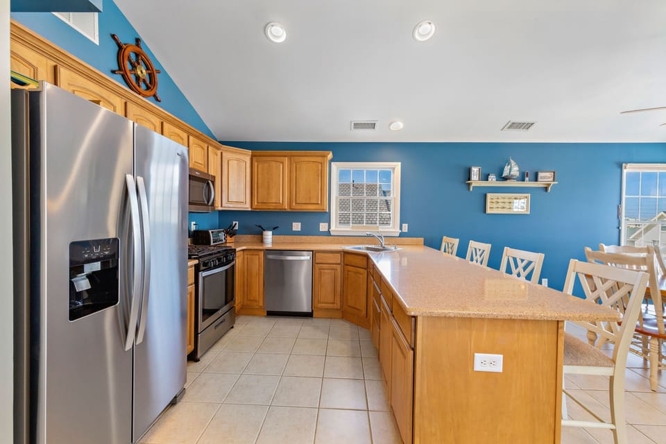upstairs kitchen