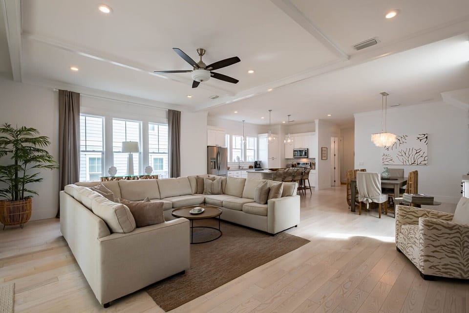 Living, Dining, Kitchen