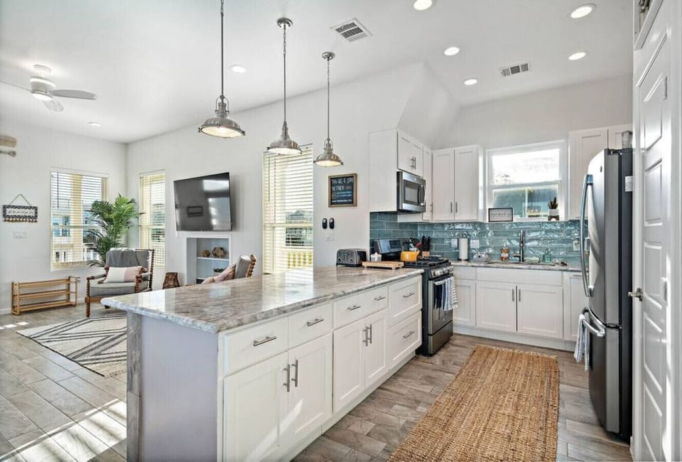 Whip up delicious meals in this charming kitchen