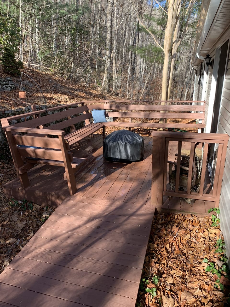 Back deck off dining room