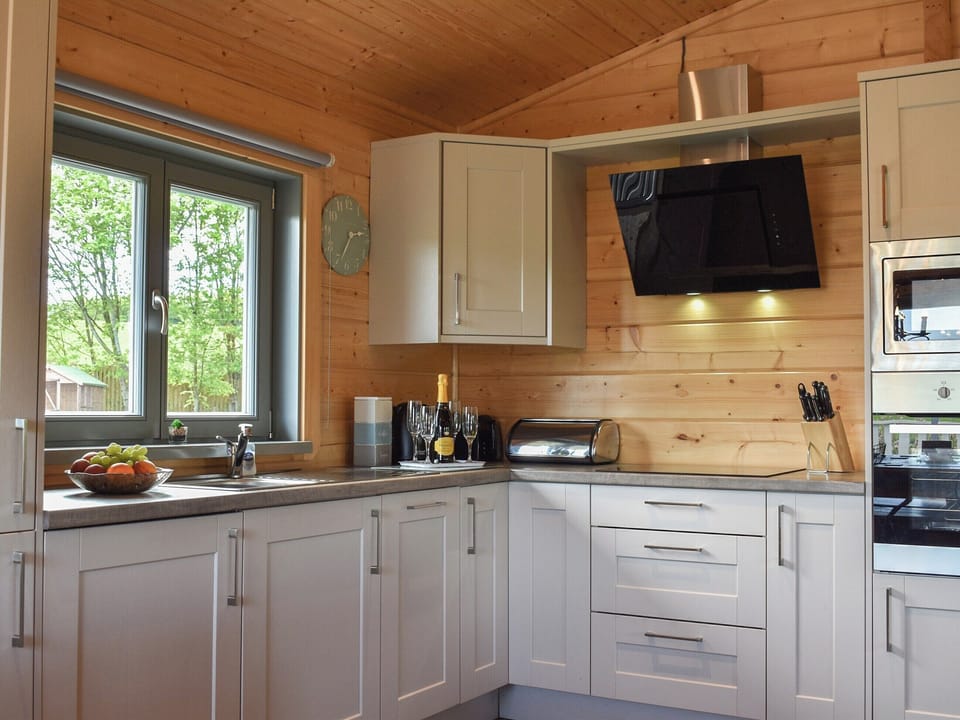 Kitchen area | Pine Lodge - Dale Garth Lodges, Mascalles, near Ulverston