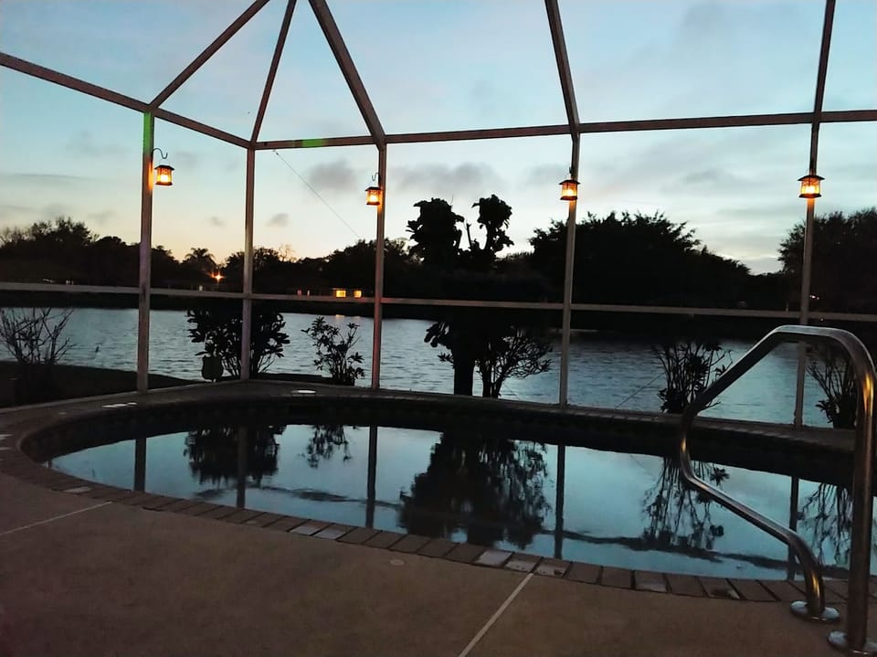 Sunset over the Small Lake