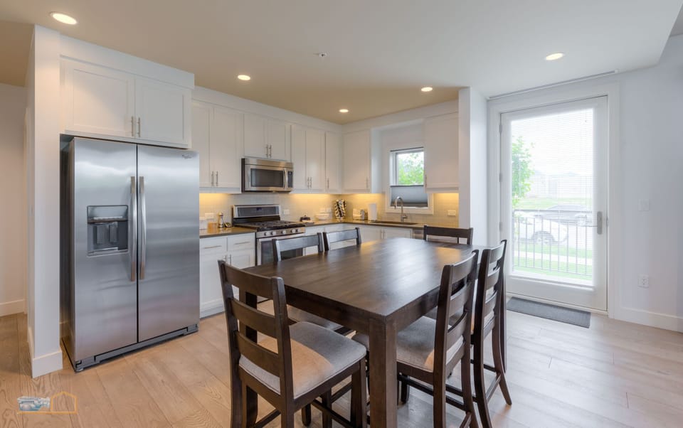 The kitchen is fully stocked with everything you need