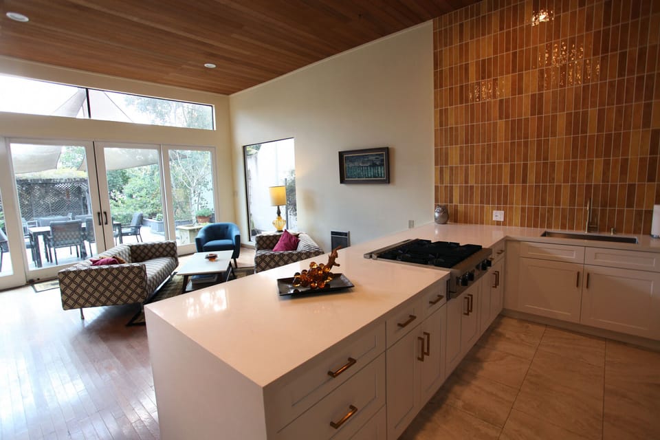 Great Kitchen Family Deck Views