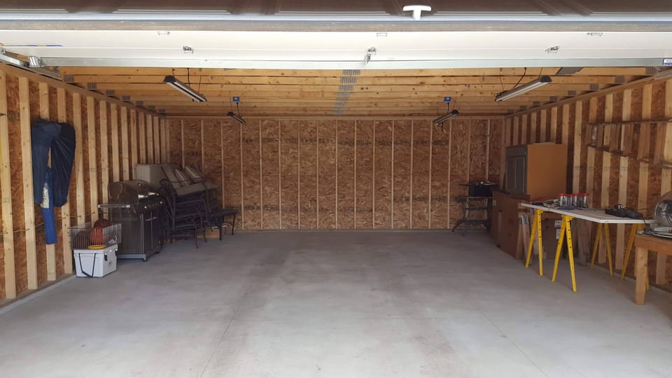 extra deep 2 car garage 