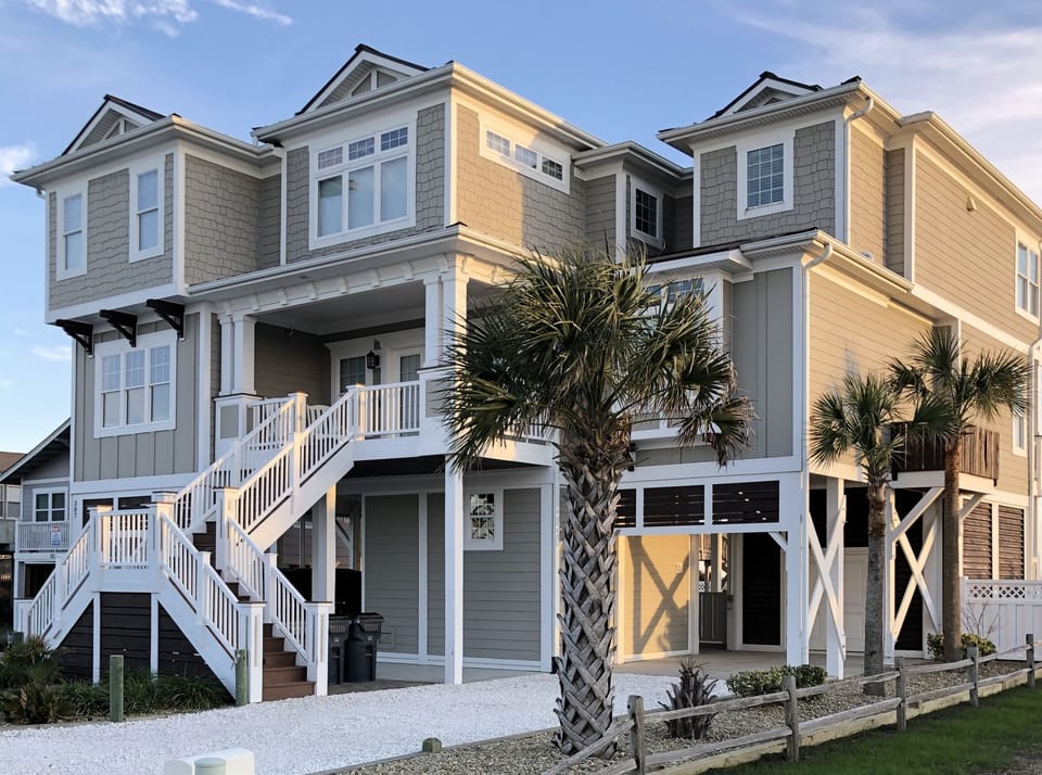 Side view of house