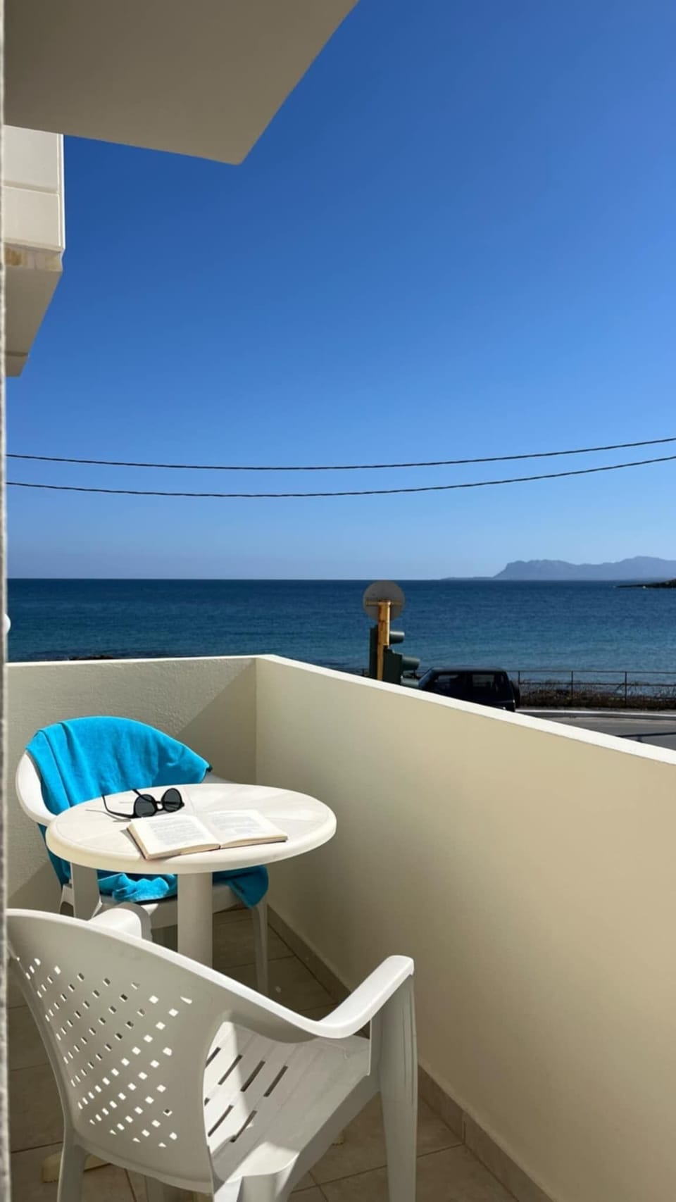 Balcony with sea view