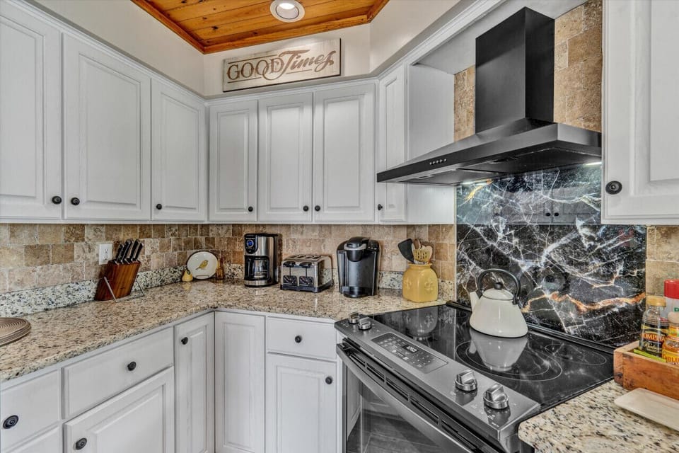 Cook up a feast in our fully-equipped kitchen with modern appliances and ample counter space.
