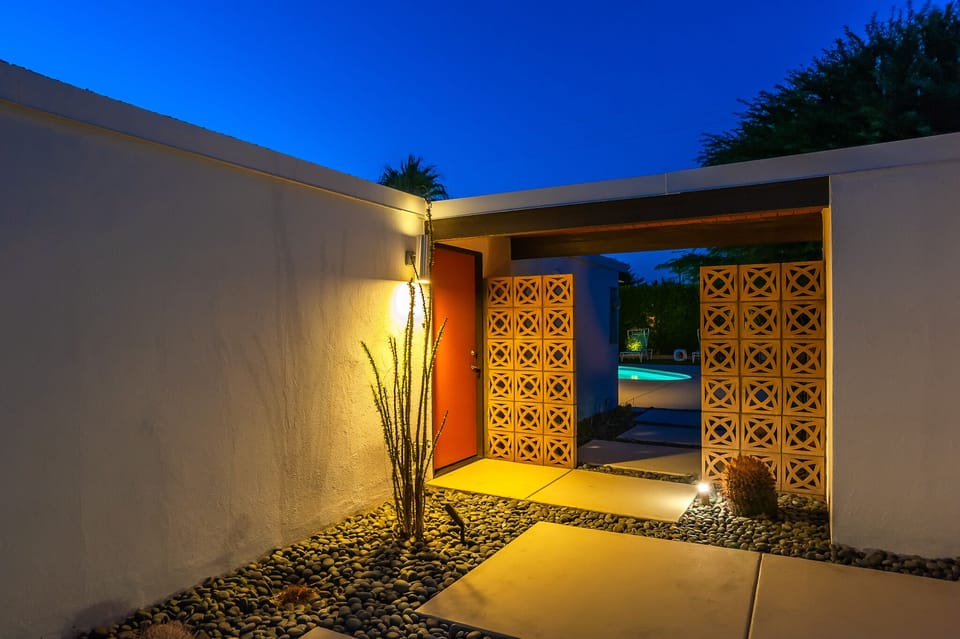 breeze way at night