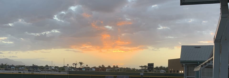 Sunrise over the Superstition Mountains