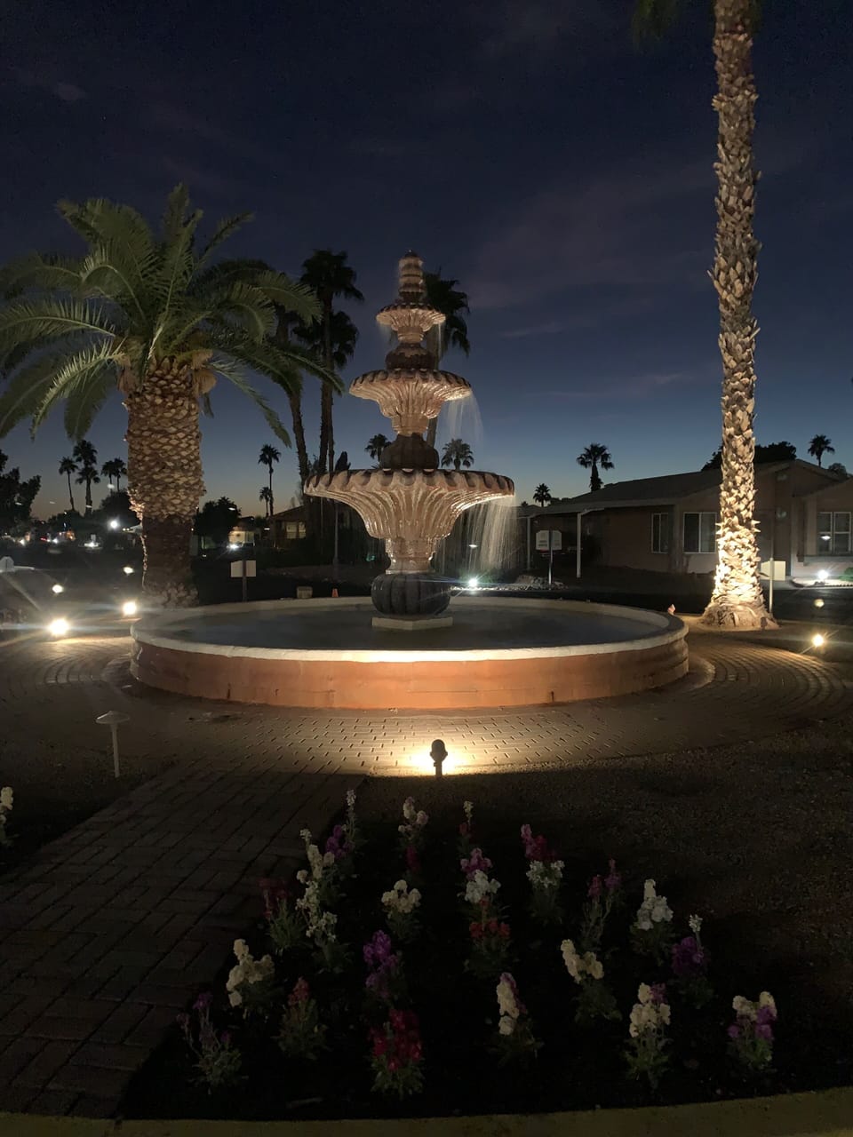 Water Fountain - First one upon your entrance, there are few more in the resort