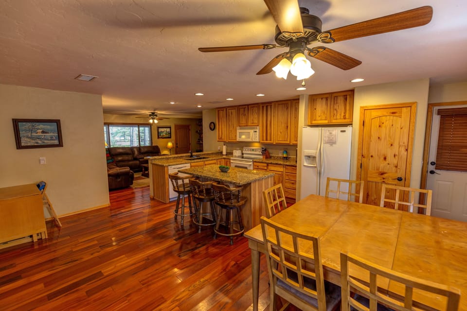 Dining room looking towards kitchen.