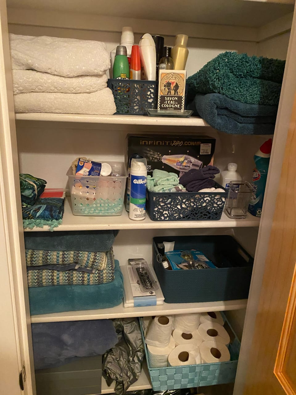 Body scrubs, lotions, sunscreen, pest repellent, shampoo, toothpaste. 