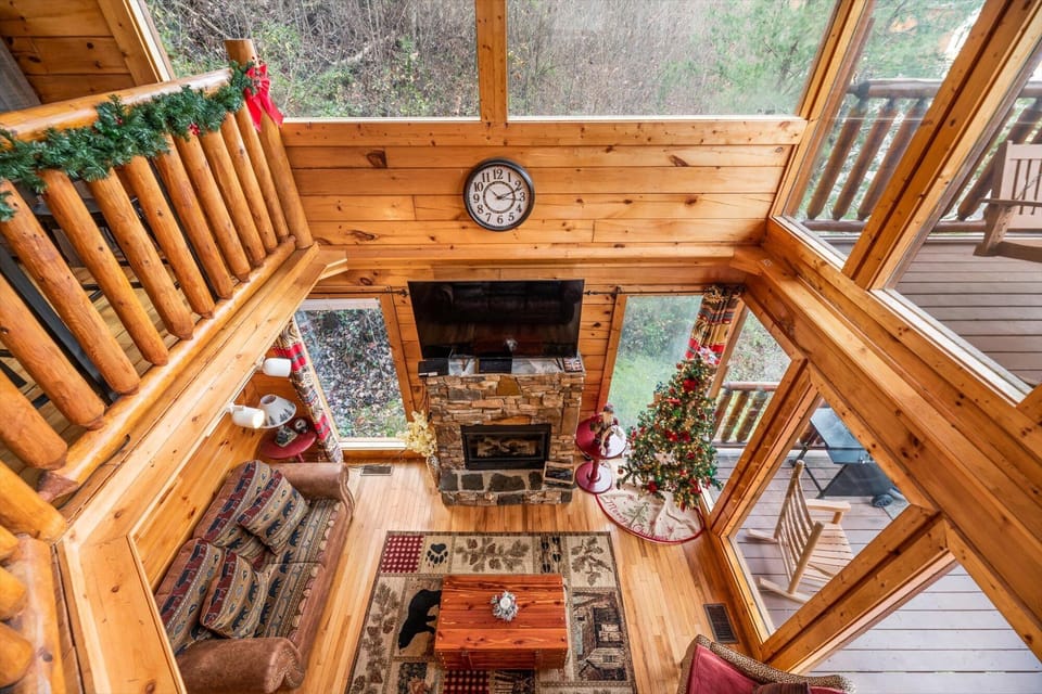 Open to below in Living room
