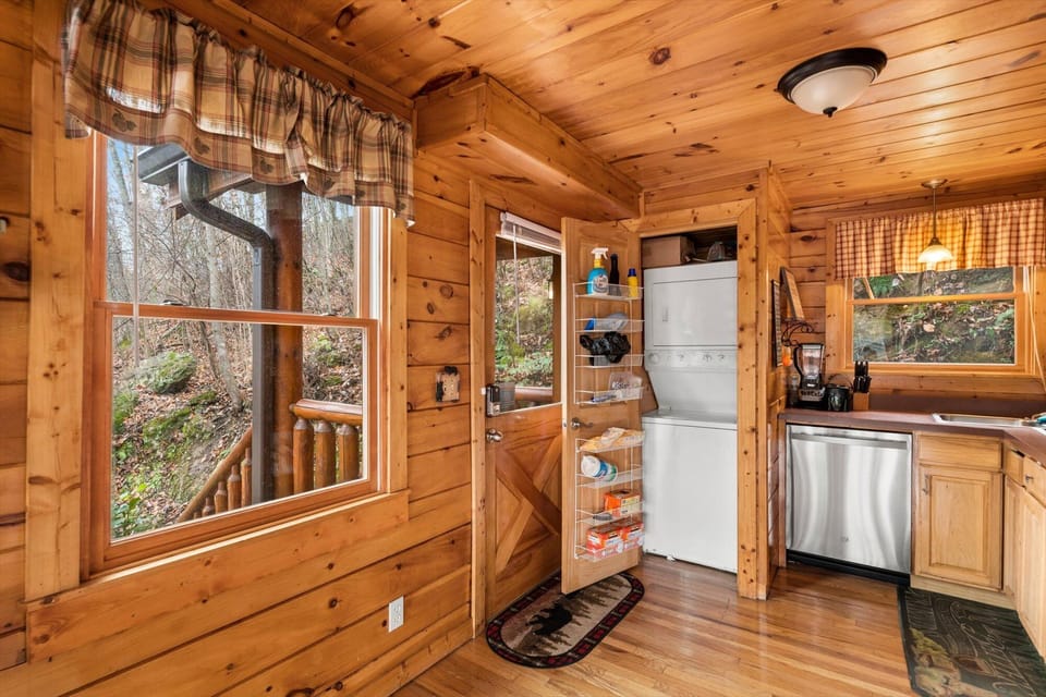 Laundry closet in Kitchen