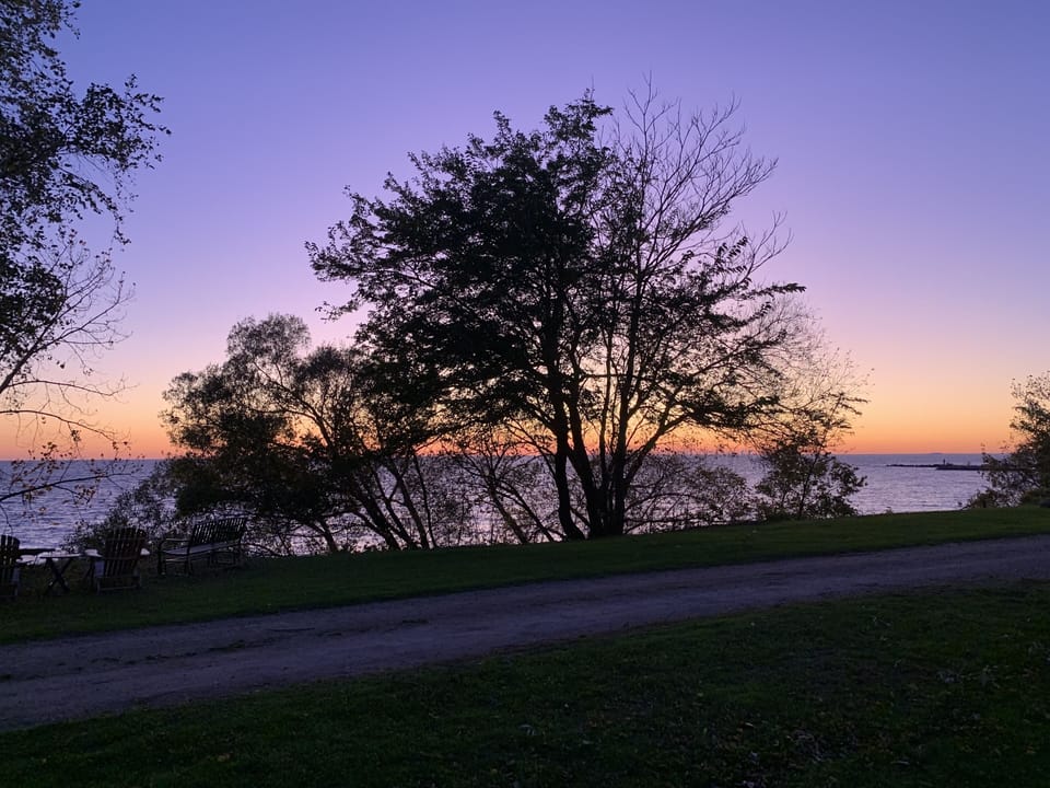 Amazing sky at sunset