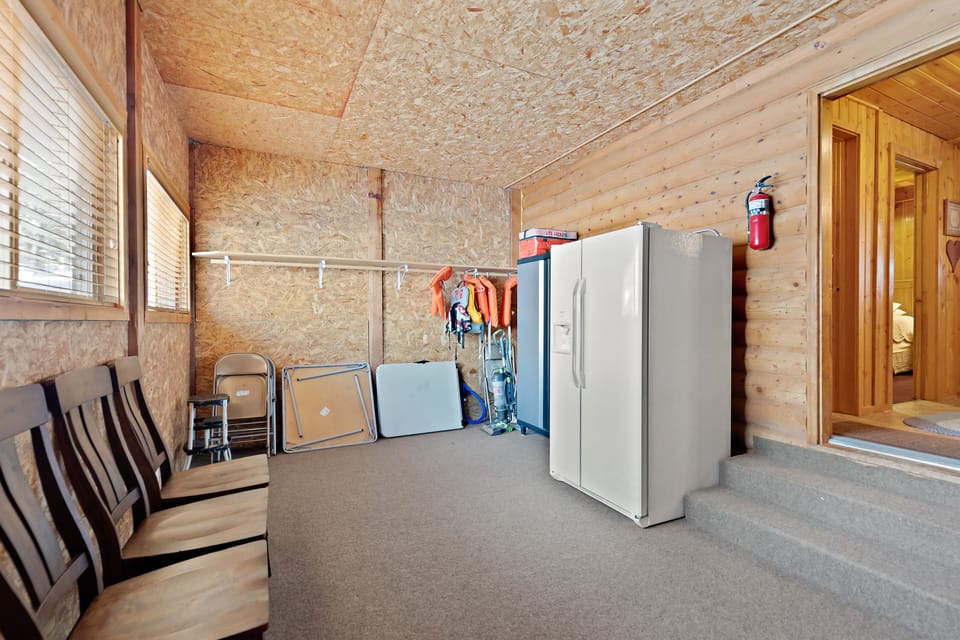 Restoration Pines ~ mud room w/ 2nd refrigerator