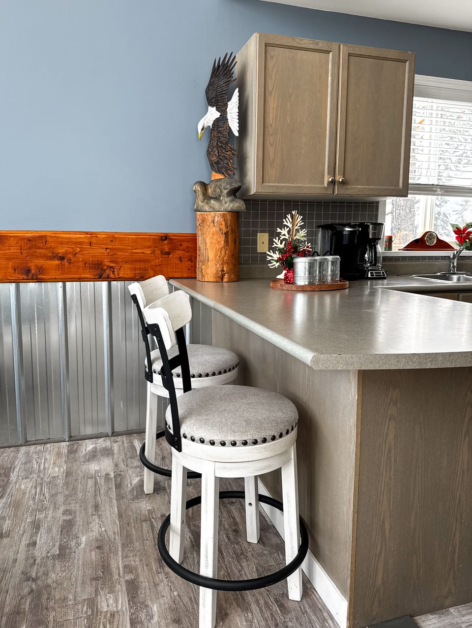 Kitchen island seats two