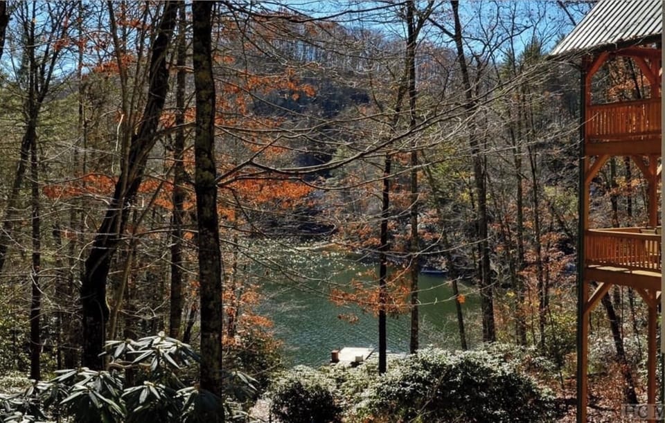 View from driveway