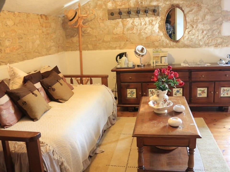 Comfortable divan type Day bed in Master suite lounging area