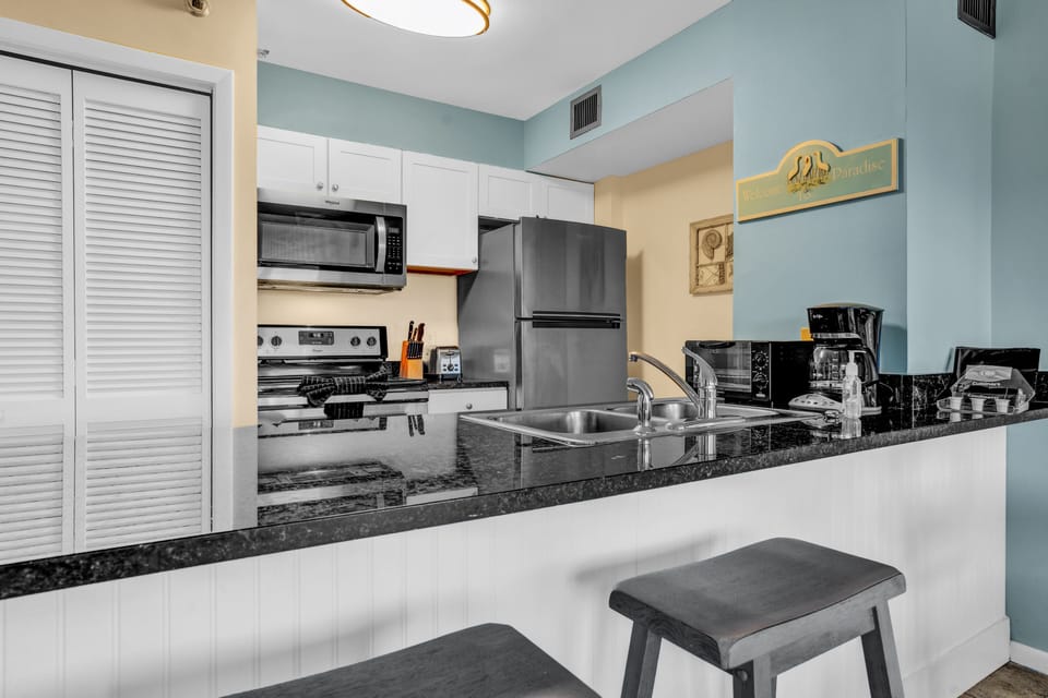 Fully equipped with everything needed for in-home dining