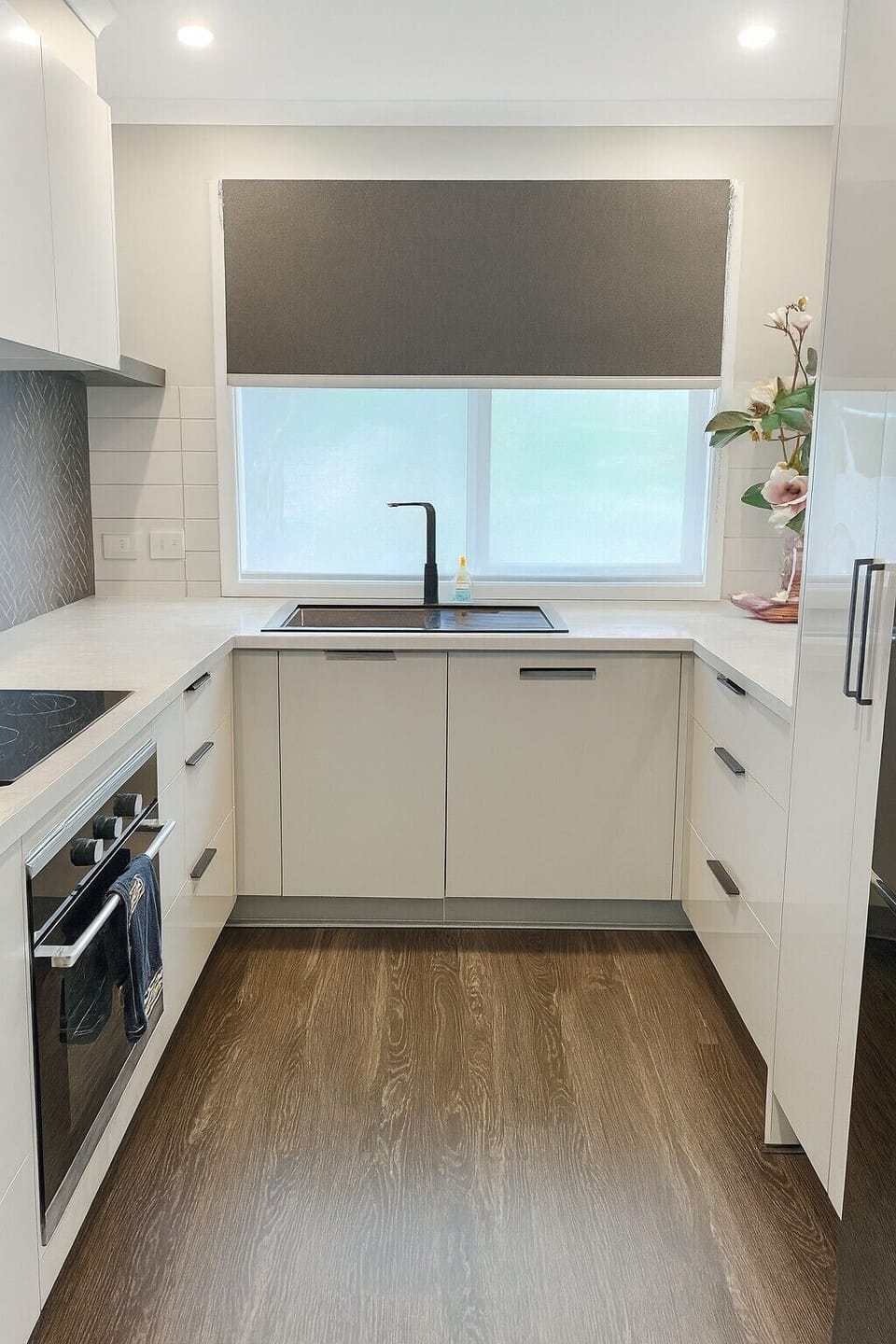 Modern kitchen with dishwasher 