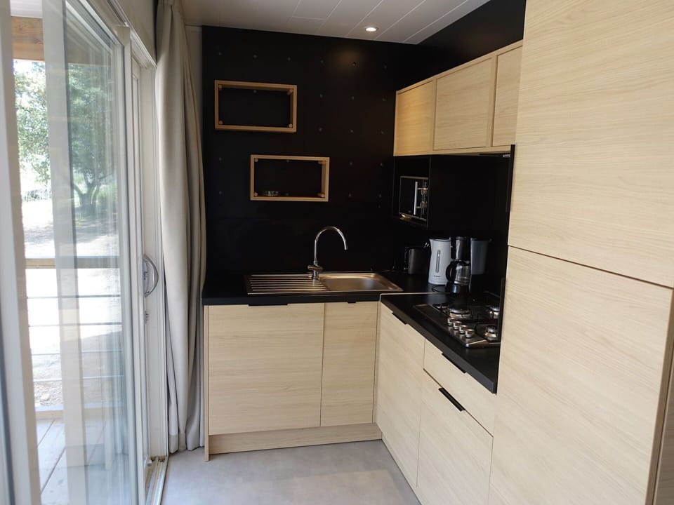 Sink, Property, Countertop, Tap, Cabinetry, Kitchen Sink, Plumbing Fixture, Wood, Kitchen, Interior Design
