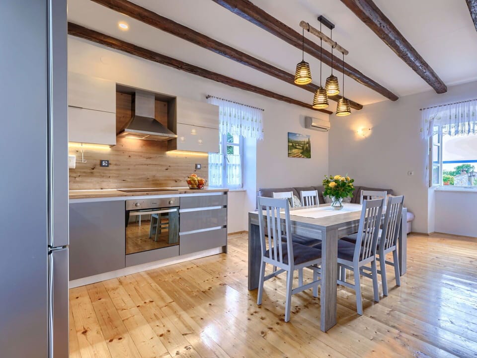 Table, Property, Furniture, Countertop, Cabinetry, Chair, Wood, Interior Design, Flooring