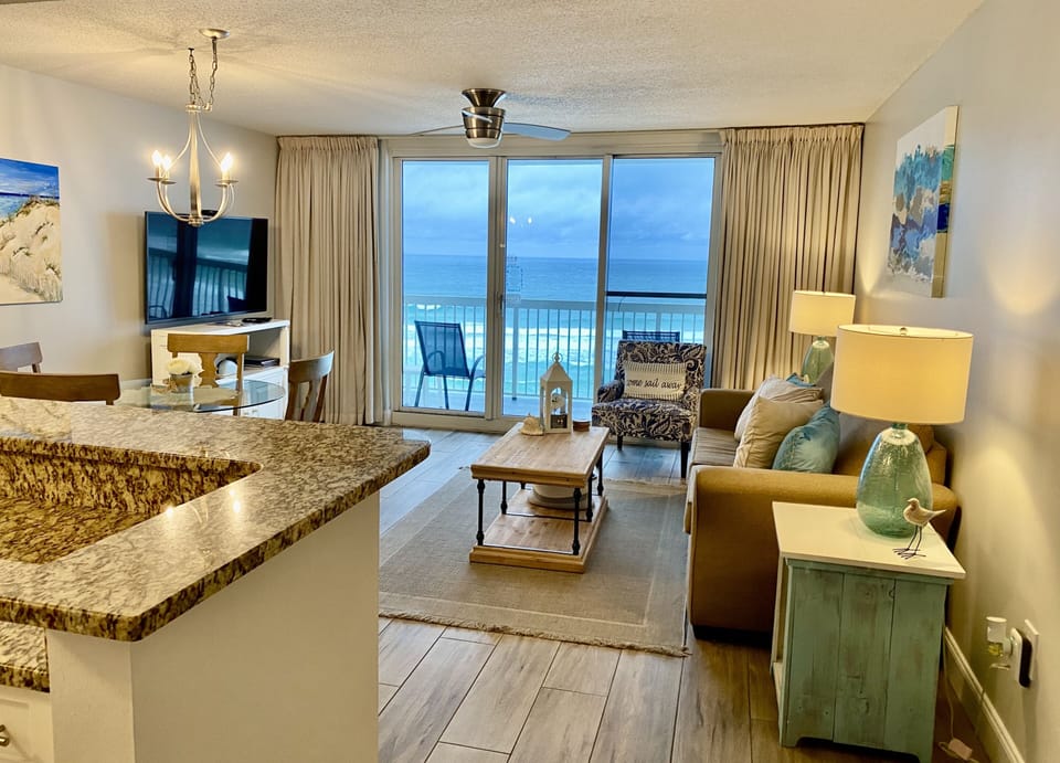 Gorgeous view from your kitchen, dining room and Living room.
