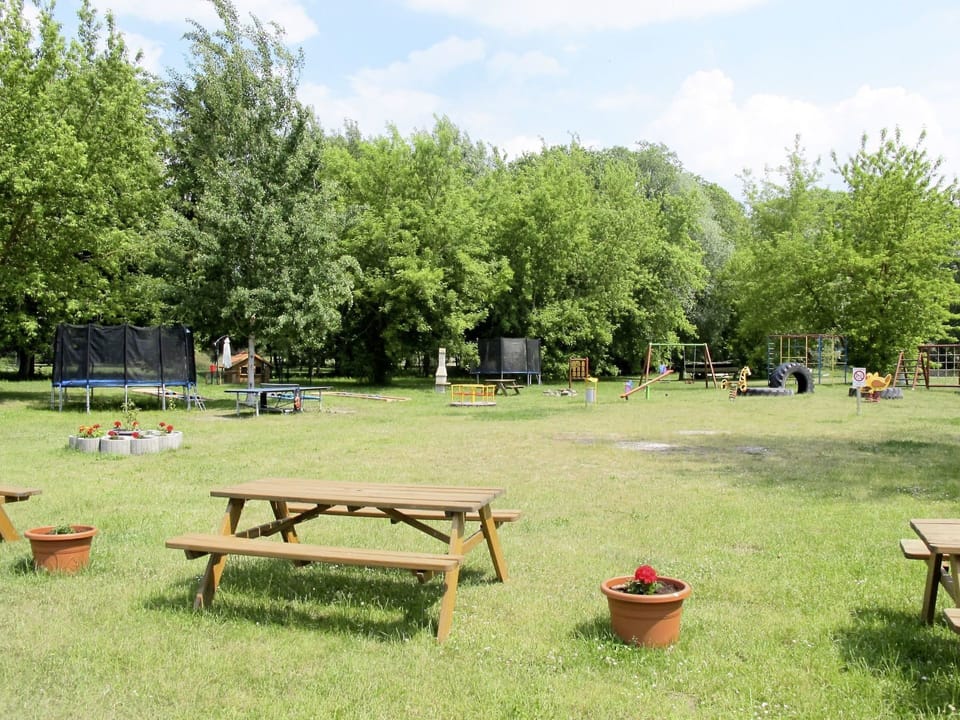 Green, Grass, Public Space, Table, Tree, Nature Reserve, Park, Picnic Table, Playground, Furniture