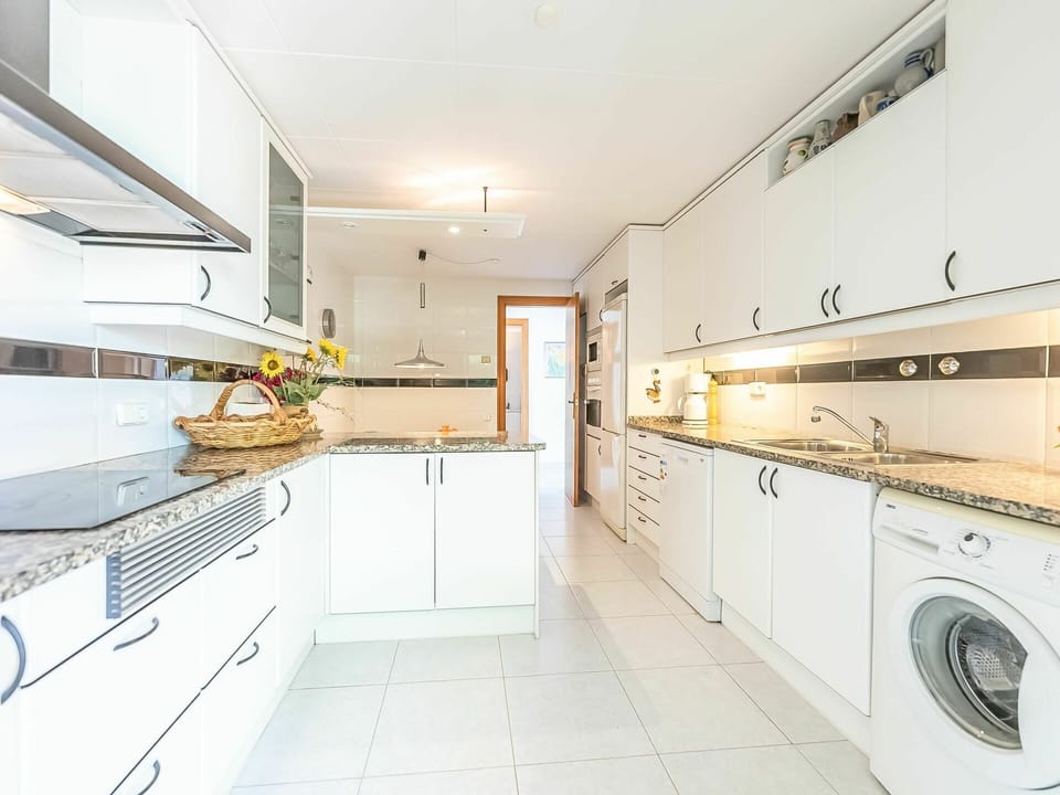 Laundry Room, Cabinetry, Countertop, Building, Clothes Dryer, Washing Machine, Kitchen, Home Appliance, Kitchen Appliance, Interior Design