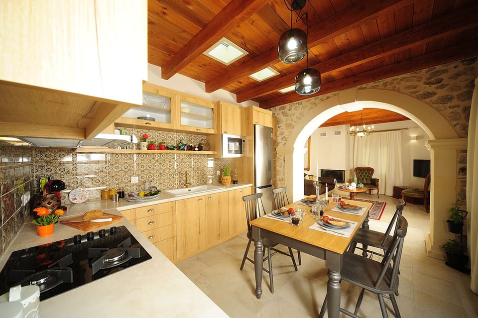 A fully equipped kitchen for culinary creations.