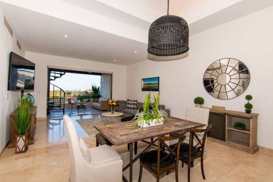 View from dining area