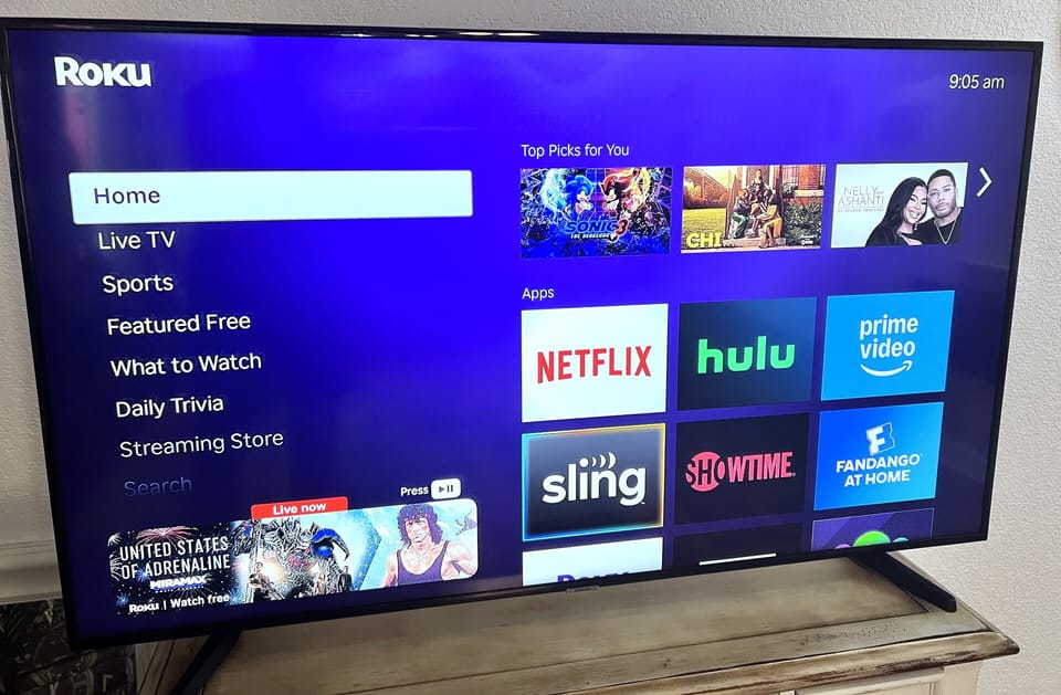 Streaming apps log in using your credentials.  (Be sure to log out upon leaving)