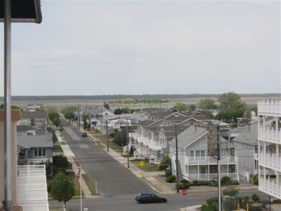 View from balcony of Sunset Lake looking to the left